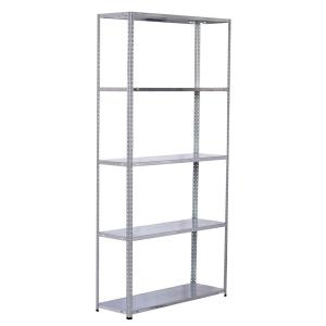 Catterhouse Scaffale Galanizzato Nils Solid 5 90x30x180 Cm