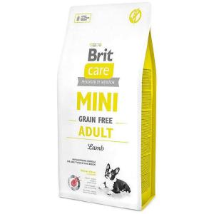 Brit Care Mini Grain Free Adult Lamb 7 Kg Dog Food Giallo