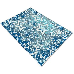 Wellhome 100x150 Cm Wh0955-4 Carpet Blu