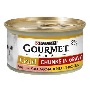 Purina Gourmet Gold Bocadi In Sauce With Salmon/chicken 24x…