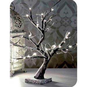 Edm 3d Sakura Battery Operated Christmas Tree 45 Cm Bianco