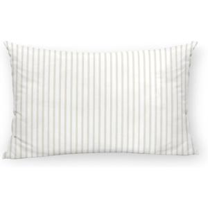 Ripshop Cotton Cushion Cover 50x30 Cm Beig Stripes Beige