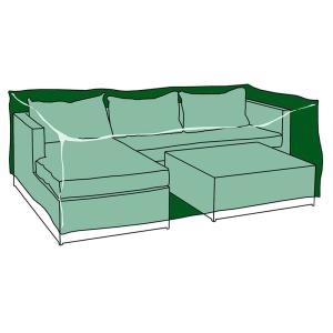 Edm 300x200x80 Cm Cover Chaise Longue And Table Verde