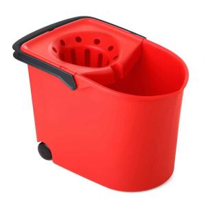 Tatay 13.5l Mop Bucket With Wringer And Wheels Rosso