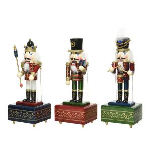 Edm Nutcracker Christmas Musical Box Oro