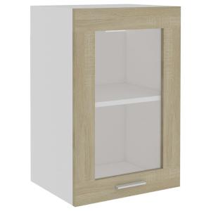 Vidaxl Vetrina Pensile Rovere Sonoma Truciolare 40x31x60 Cm