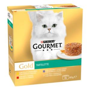 Purina Gourmet Gold Tartalette 8x85g Cat Food Oro 8x85g