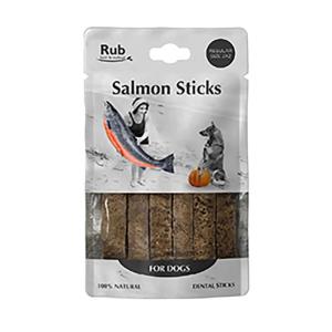 Rub Snack Al Salmone Per Cani Stick Dental 100gr 8 Unità