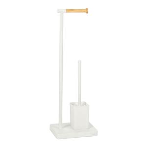 Andrea House 73232 Metal Toilet Roll Holder And Wc Brush Tr…