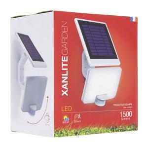 Xanlite Faretto Da Parete Ip54. Abs Bianco. Sensore Di Movi…