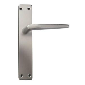 Handlock Aluminum Handle With Plate Square 6 Mm Argento