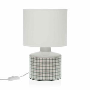 Versa Camy Squares Ceramic 22.5x35x22.5 Cm Table Lamp Trasp…