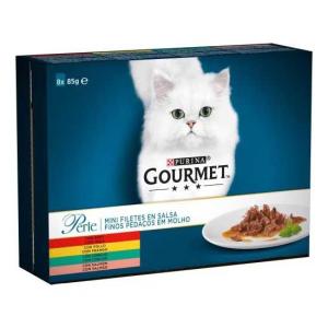 Purina Gourmet Perle Chicken Strips 8x85g Cat Food Traspare…