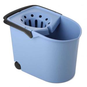 Tatay 13.5l Mop Bucket With Wringer And Wheels Blu
