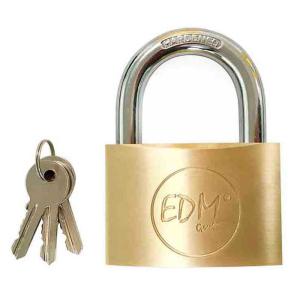 Edm Padlock 60x36 Mm With 3 Keys Oro