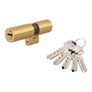 Mcm 88757 Long Cam Brass Cylinder With 5 Security Keys Oro