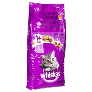 Whiskas Dry Food Adult Chicken 14kg Cat Food Multicolor 14kg