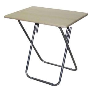 Confortime Folding Wooden Table 73x52x75 Cm Argento