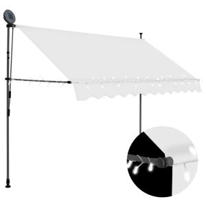 Vidaxl Tenda Retrattile Con Led Manual