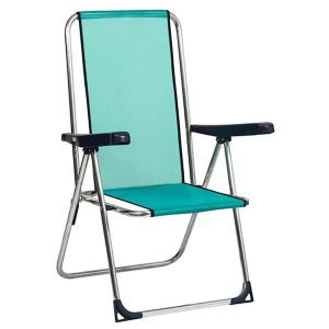 Alco Multiple Aluminum Beach Chair 63x101x65 Cm Verde