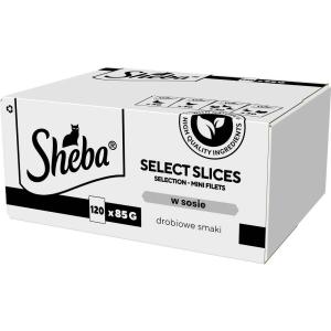 Sheba Seleziona Fette Di Sapori Di Pollame 120x85g Cibo Umi…