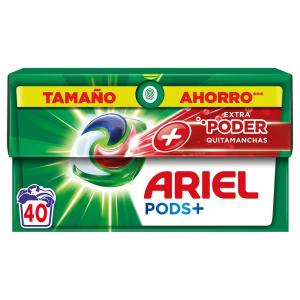 Ariel Detergent Pods 3 In 1 Extra Power 40 Washes Argento