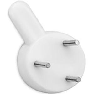 Inofix Checkered Hanger 6 Units Bianco