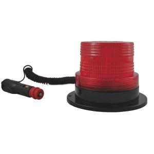Jbm Segnalatore Luminoso Rotante A Basso Profilo - Rosso