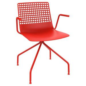 Resol Araña Chair With Arms Rosso