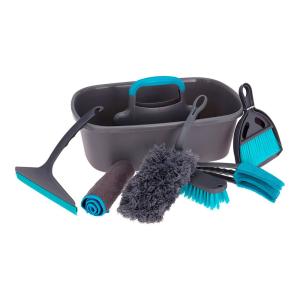 Ultra Clean Cleaning Utensils Set 7 Units Nero