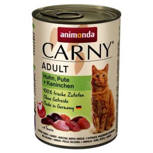 Animonda Carny Adult Chicken Turkey And Rabbit 400g Wet Cat…