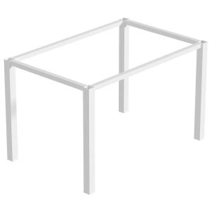 Emuca Square Legs And 50x50 Mm Table Structure Bianco