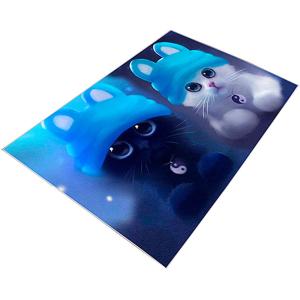 Wellhome 100x150 Cm Wh0945-4 Carpet Blu