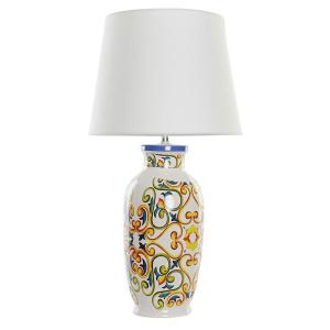 Home Decor Ceramic Lino 34x34x67 Cm Table Lamp Trasparente