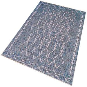 Wellhome 100x150 Cm Wh1025-4 Carpet Blu