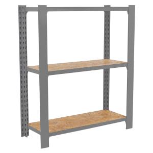 Officlick Scaffale Metallico 3/300 Wood 800 1000x800x300 Mm