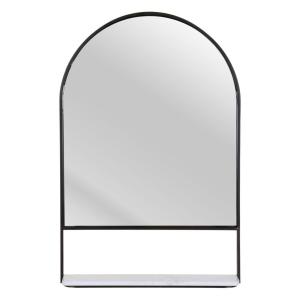 Bigbuy Home Metal 60x2.5x90 Cm Wall Mirror Nero