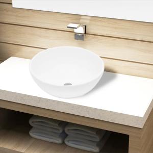 Vidaxl Lavandino Da Bagno In Ceramica Rotondo