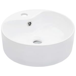 Vidaxl Lavabo Con Troppopieno In Ceramica