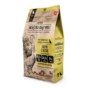 Wiejska Zagroda Cibo Per Cani Turkey Withgoosem 9kg