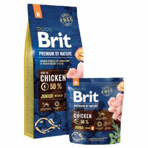 Brit Premium Nature M Chicken Junior 3kg Dog Food Multicolo…