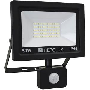 Hepoluz Smd Led With Sensor 50w 6000k Floodlight Argento