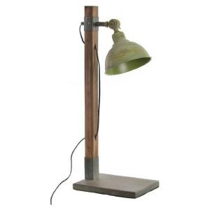 Home Decor Metal Wood 30x16x63 Cm Table Lamp Oro