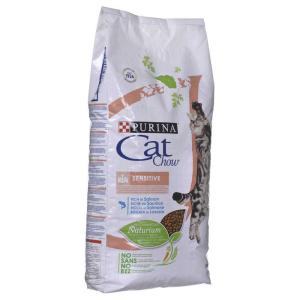 Purina Nestle Chow Sensitive Salmon Adult 15kg Cat Food Mul…