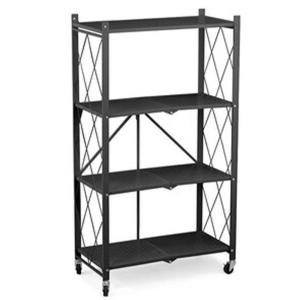Confortime Shelves 4 Folding Levels 71x34x127 Cm Nero