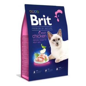 Brit Premium By Nature Chicken Adult 8kg Cat Food Multicolo…