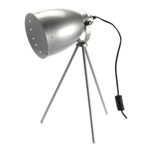 Versa Foco Metal 27x49x27 Cm Table Lamp Argento