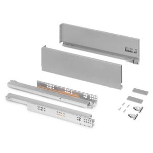 Emuca Vertex 40kg 131x450 Mm Outer Drawer Trasparente
