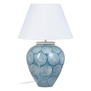 Bigbuy Home Ceramic 41x41x61 Cm Table Lamp Trasparente