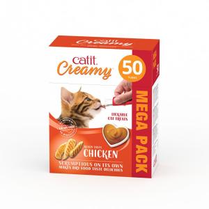 Catit Creamy Chicken Recipe 50 Units Bianco
